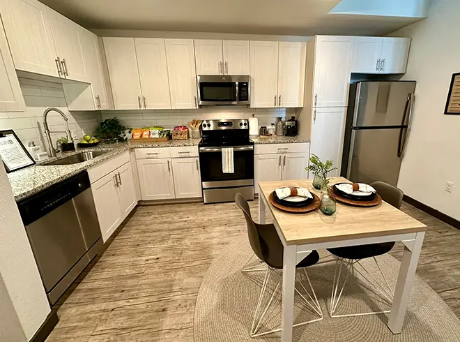 kitchen with modern appliances