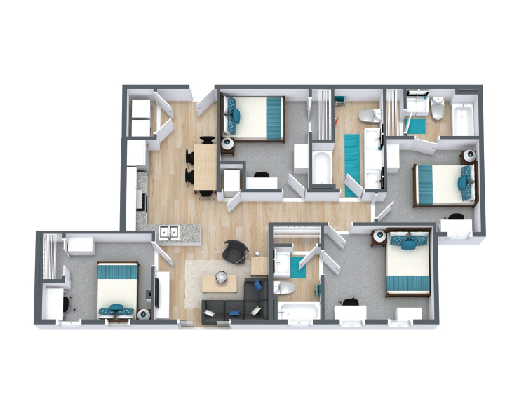 Cash Floor plan