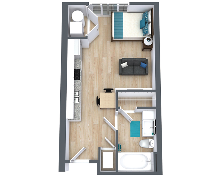 Studio (S2) SMART* Floor plan