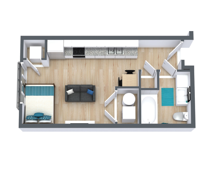 Studio (S1) SMART* Floor plan